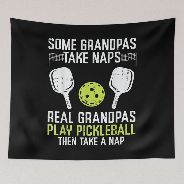 Item preview, Some Grandpas Take Nap Real Play Pickleball Pickle Ball Men designed and sold by HazelWCagle.