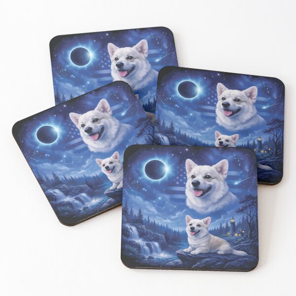 Item preview, Corgi Howling to The Moon Vintage 90s Retro Animal Dog designed and sold by BOUCHERIT amine.