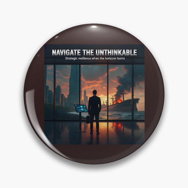 Item preview, "Navigate the Unthinkable — Strategic Resilience Where the Horizon Burns" designed and sold by Creative-RE.