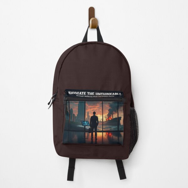 Item preview, "Navigate the Unthinkable — Strategic Resilience Where the Horizon Burns" designed and sold by Creative-RE.