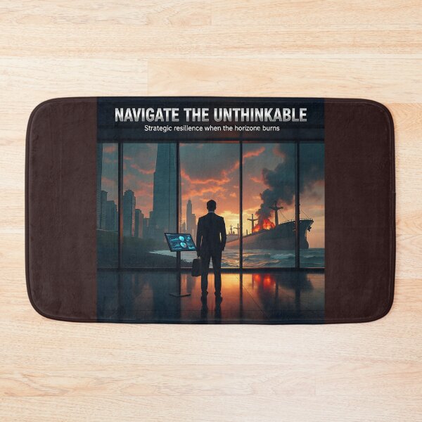 Item preview, "Navigate the Unthinkable — Strategic Resilience Where the Horizon Burns" designed and sold by Creative-RE.