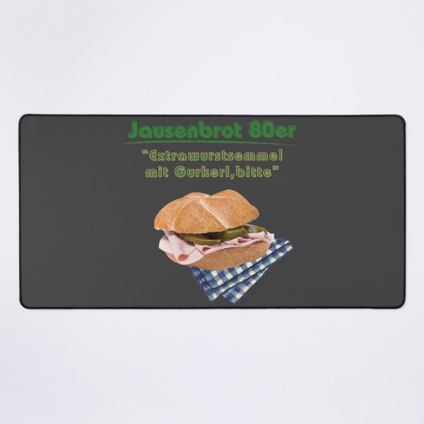 Item preview, 80s Lunch – Austrian Extrawurst Roll with Pickles & Gingham Napkin designed and sold by mycreastyle.