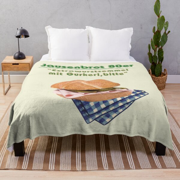 Item preview, 80s Lunch – Austrian Extrawurst Roll with Pickles & Gingham Napkin designed and sold by mycreastyle.