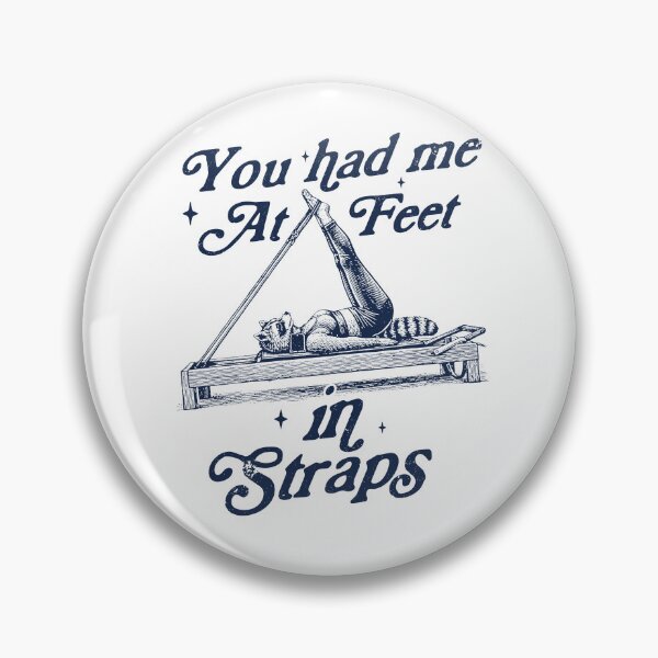 Item preview, Feet in Straps, Funny Pilates Meme, Silly Raccoon designed and sold by borenclolahroy.