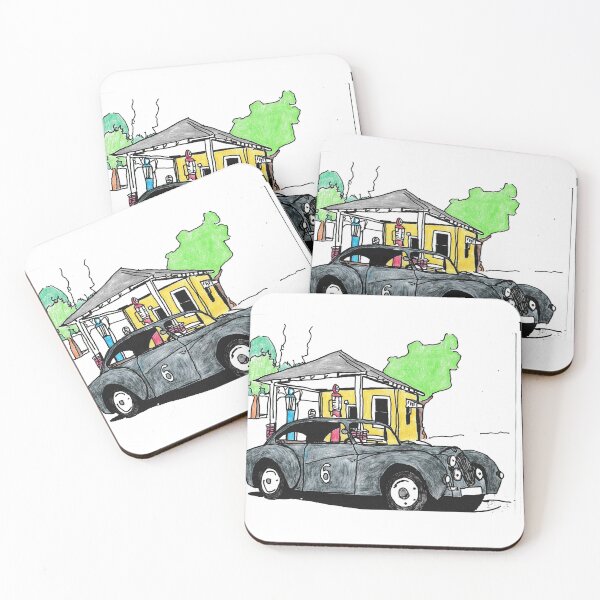 Item preview, 1940's Roadster at old filling station designed and sold by Lloydslounge.