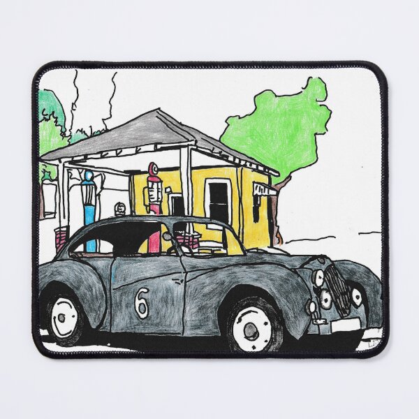 Item preview, 1940's Roadster at old filling station designed and sold by Lloydslounge.