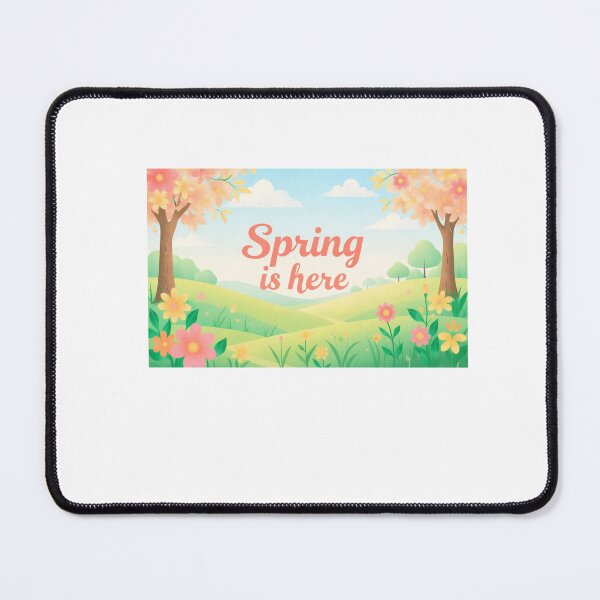 Item preview, Spring Is Here – Cute Bunny and Flowers | Happy Spring Design designed and sold by GoxyVision.