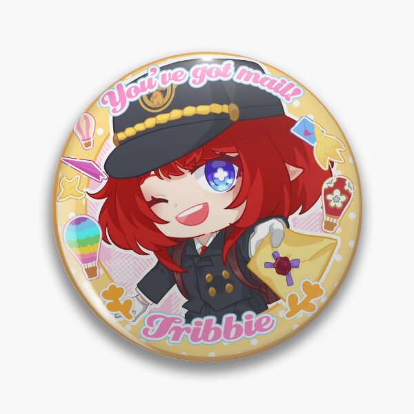 Item preview, Cute Honkai Star Rail Modern Badge Amphoreus TRIBBIE designed and sold by rireirireika.
