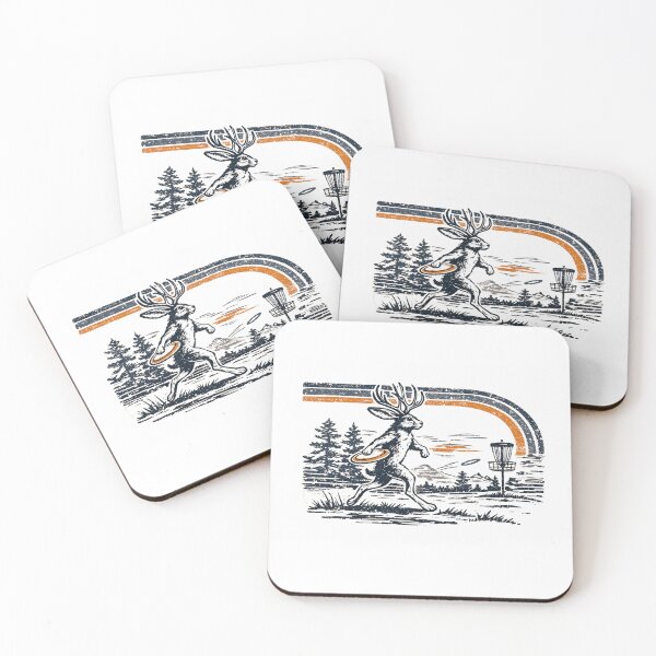 Item preview, Retro Jackalope, Disc Golf, Vintage 80s Style designed and sold by borenclolahroy.