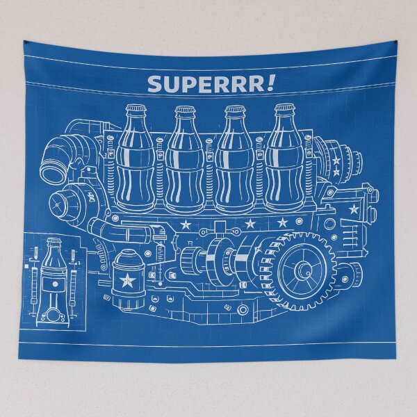 Item preview, Cola Powered Cybernetic Engine Blueprint designed and sold by agearb.