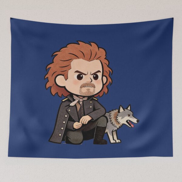 Item preview, Frontier Cutie: Two Socks & The Lieutenant designed and sold by CleverCulture.