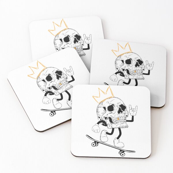 Item preview, Skull Sk8 Death Crown Skate Or Die Art designed and sold by SeNsArtGallery.