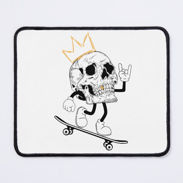 Item preview, Skull Sk8 Death Crown Skate Or Die Art designed and sold by SeNsArtGallery.
