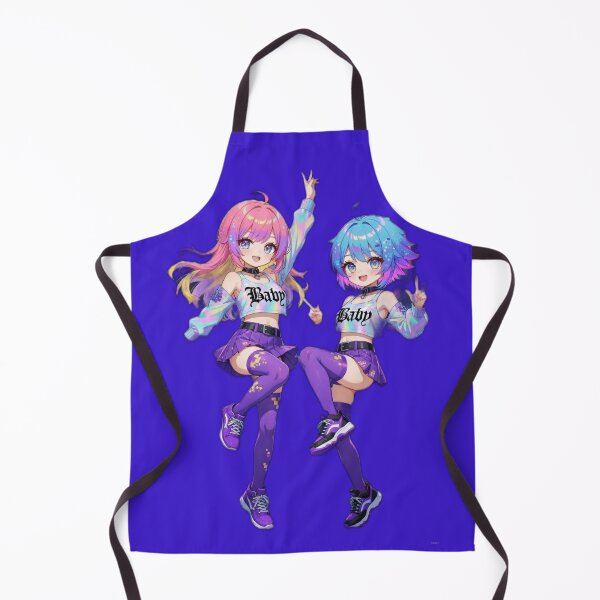 Item preview, Neon Rave Twin Bubble Tea Idols designed and sold by RadaQueen.