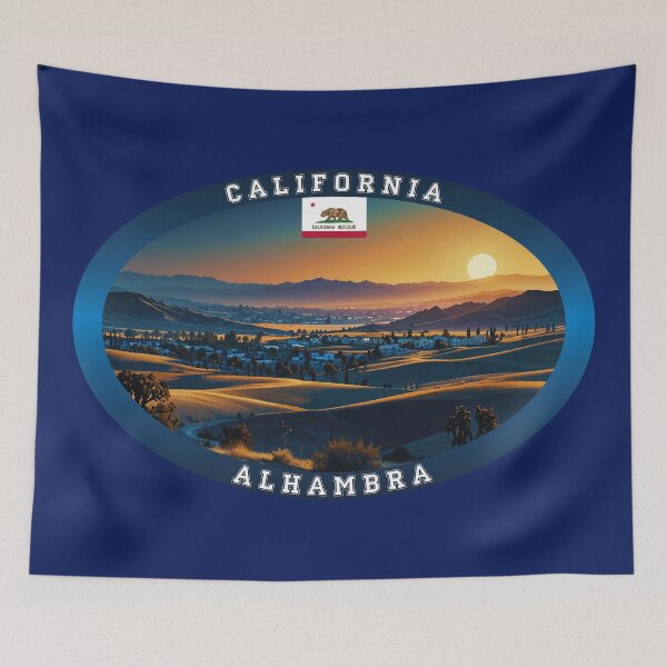 Item preview, Alhambra California Travel designed and sold by Thistle-TShop.