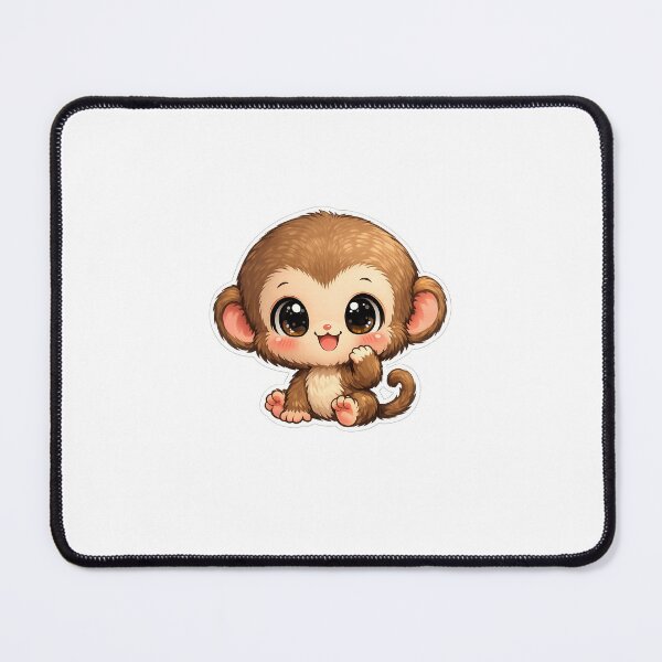 Item preview, Big Head Monkey Cute Sticker designed and sold by VeloraDzyns.