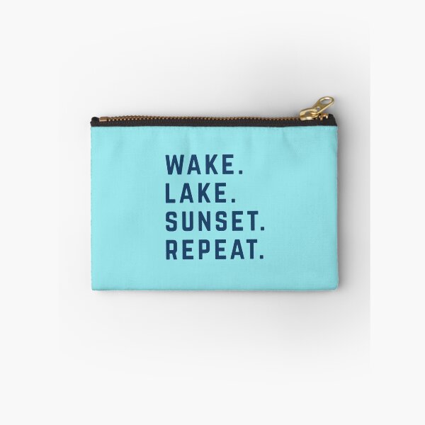 Item preview, Wake Lake Sunset Repeat, Cabin Weekend Lake Life designed and sold by GesanoSchuza.