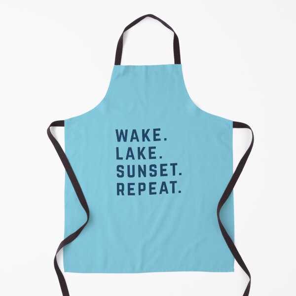 Item preview, Wake Lake Sunset Repeat, Cabin Weekend Lake Life designed and sold by GesanoSchuza.