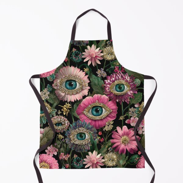 Item preview, Surreal Flower Evil Eyes Botanical Pattern designed and sold by SecretDicer.