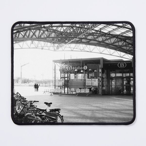 Item preview, Halle Train Station, Belgium Monochrome designed and sold by Imladris01.