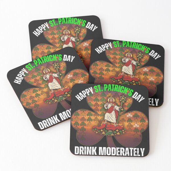 Item preview, HAPPY ST. PATRICK'S DAY | DRINK MODERATELY designed and sold by UnboundFull.