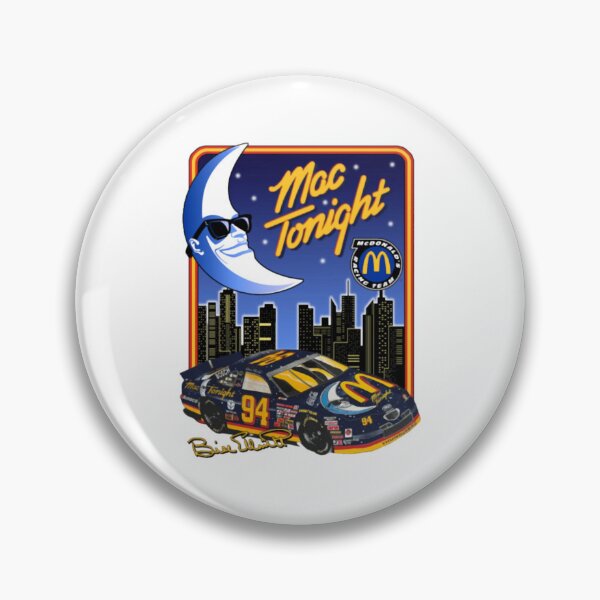 Item preview, Billl Elliottt McDonald's Retro Nascarr Design designed and sold by HackerBob.