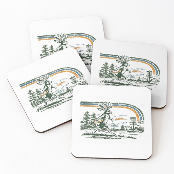 Item preview, Retro Jackalope, Disc Golf, Vintage 80s Style designed and sold by borenclolahroy.