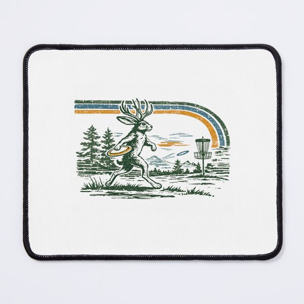 Item preview, Retro Jackalope, Disc Golf, Vintage 80s Style designed and sold by borenclolahroy.