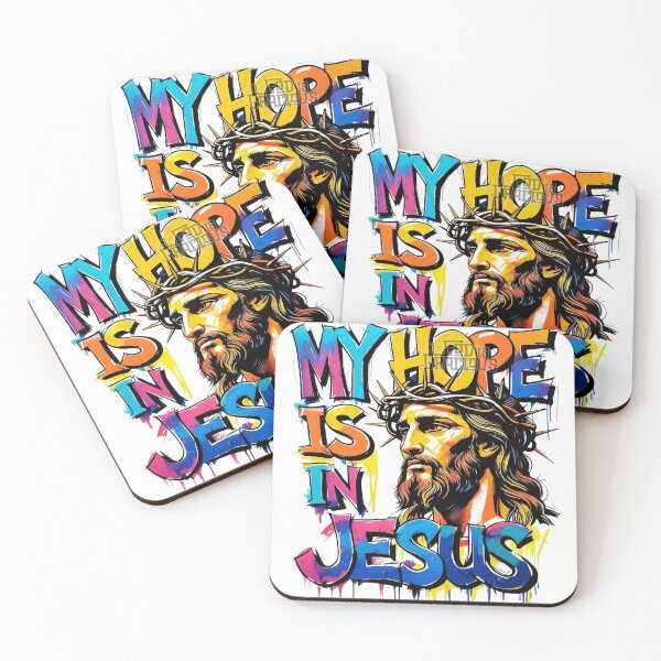 Item preview, Believe In Jesus - Colorful Graffiti Crown of Thorns Portrait designed and sold by Serjames.
