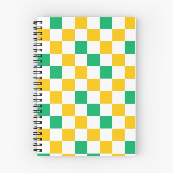 Item preview, Yellow White Green Checkered Pattern Design  designed and sold by PatternTitan.