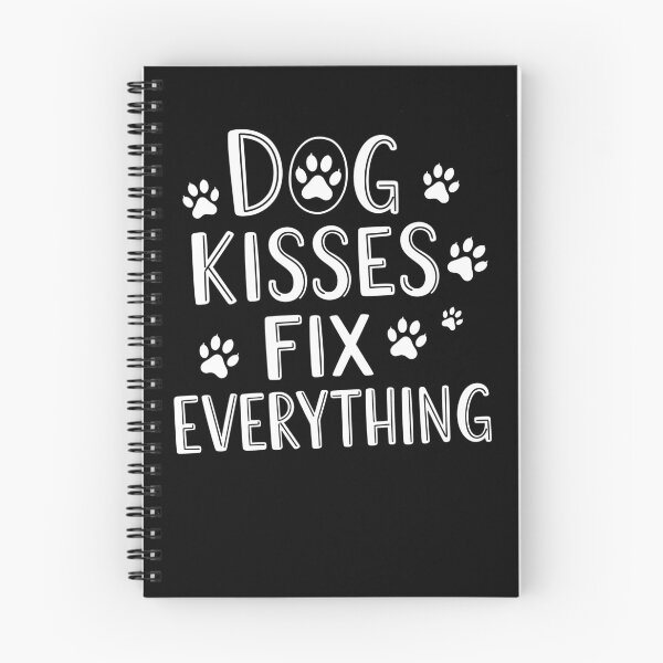 Item preview, Dog Kisses Fix Everything Cute Dog Lover Quote with Paw Prints designed and sold by fawzimorsy.