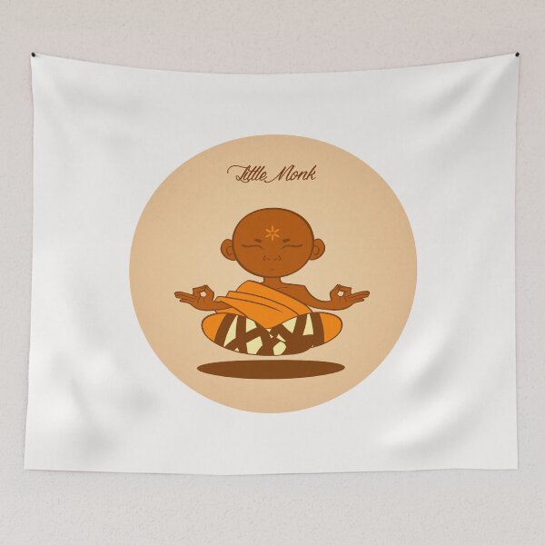 Item preview, Little Monk designed and sold by Art by Nath.