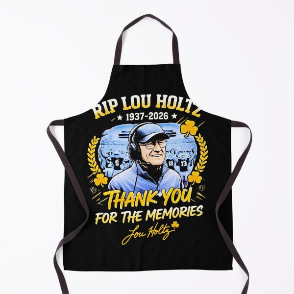 Item preview, RIP Lou Holtz Fighting Irish Football 1937-2026 designed and sold by GigiBonny.