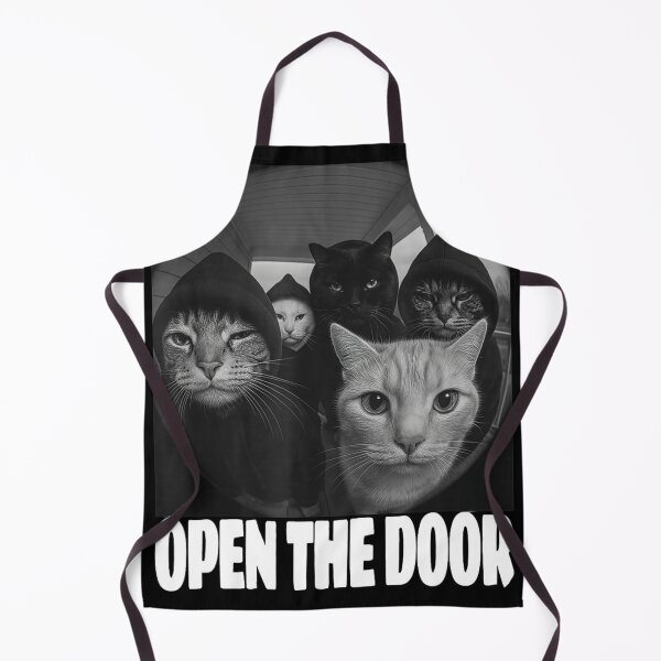 Item preview, Funny Cats Gang Open The Door Meme Cat Lovers designed and sold by KarlWade.