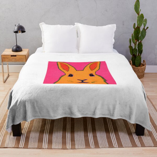 Item preview, Retro Pop Art Bunny Easter Rabbit designed and sold by PhokaPhokich.