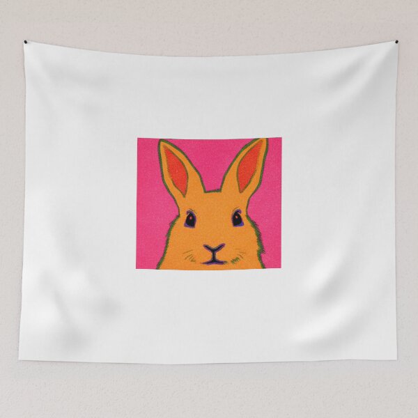 Item preview, Retro Pop Art Bunny Easter Rabbit designed and sold by PhokaPhokich.