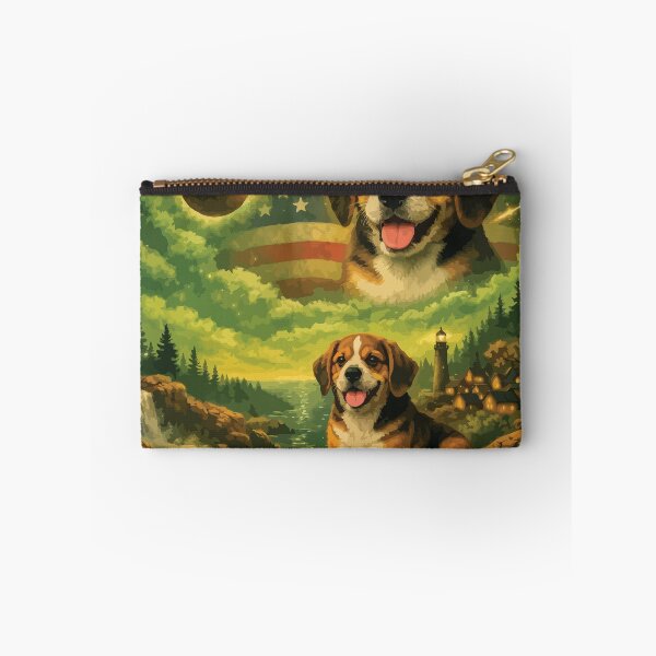 Item preview, Beagle Dog Howling to The Moon Vintage 90s Retro Animal Dog designed and sold by BOUCHERIT amine.