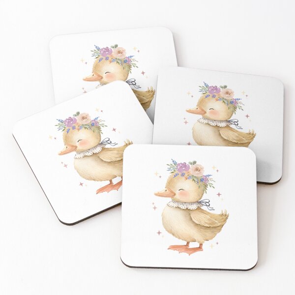 Item preview, Floral Watercolor Duckling designed and sold by Steele-Art.