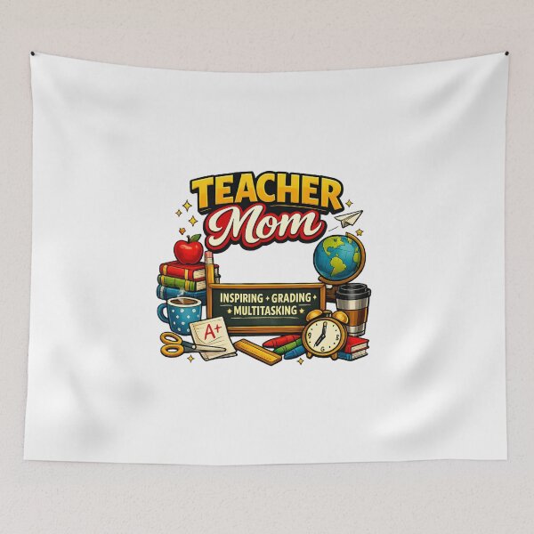Item preview, Teacher Mom designed and sold by Teacuppupdesign.