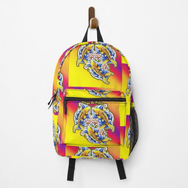 Item preview, Colorful Koi & Lotus Logo designed and sold by PIYATO941DESIGN.