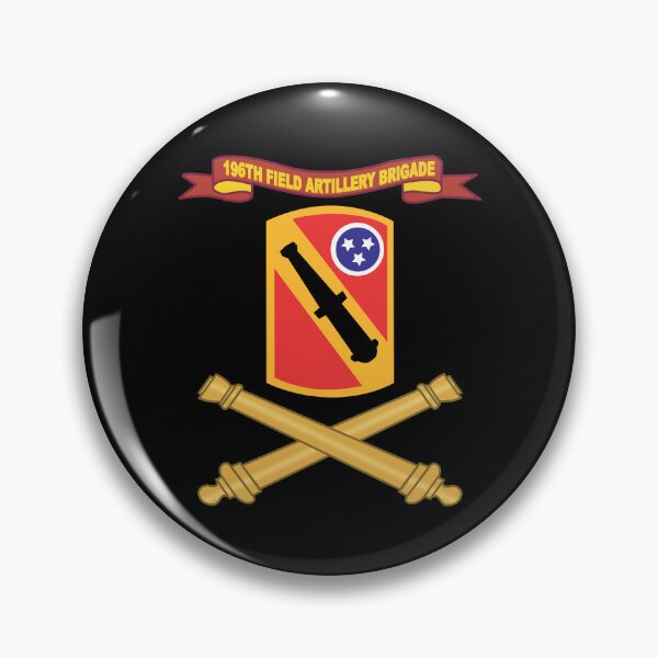 Item preview, Army - 196th Field Artillery Brigade SSI w Ribbon - Br X 300 designed and sold by Military Insignia Products.