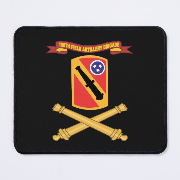 Item preview, Army - 196th Field Artillery Brigade SSI w Ribbon - Br X 300 designed and sold by Military Insignia Products.