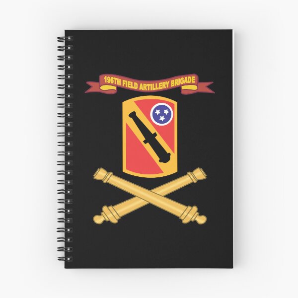Item preview, Army - 196th Field Artillery Brigade SSI w Ribbon - Br X 300 designed and sold by Military Insignia Products.
