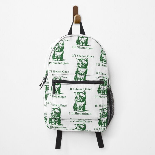 Item preview, If I Shenan Once I’ll Shenanigan Funny Cat Lover designed and sold by GigiBonny.