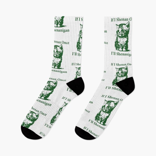 Item preview, If I Shenan Once I’ll Shenanigan Funny Cat Lover designed and sold by GigiBonny.