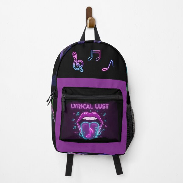 Item preview, Lyrical Lust – Neon Music Aesthetic Retro Synthwave Art designed and sold by CrimsonChords.