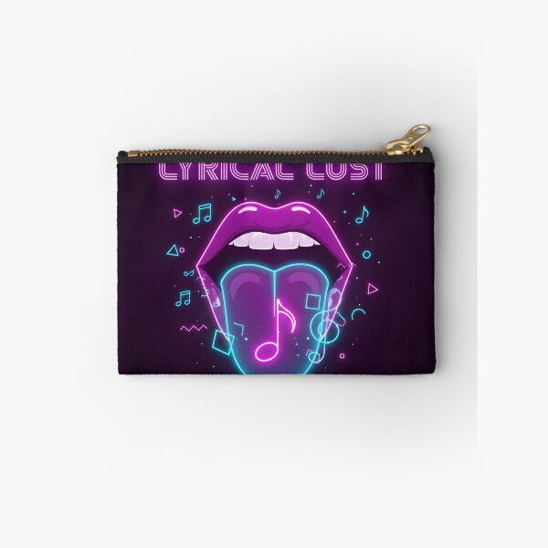 Item preview, Lyrical Lust – Neon Music Aesthetic Retro Synthwave Art designed and sold by CrimsonChords.