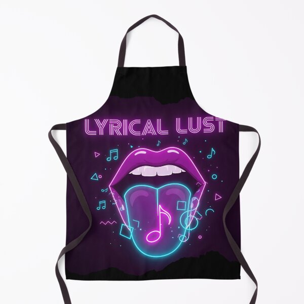 Item preview, Lyrical Lust – Neon Music Aesthetic Retro Synthwave Art designed and sold by CrimsonChords.