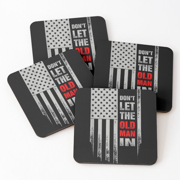Item preview, Don't Let The Old Man in Retro Vintage USA American Flag designed and sold by SonnyZDavis.