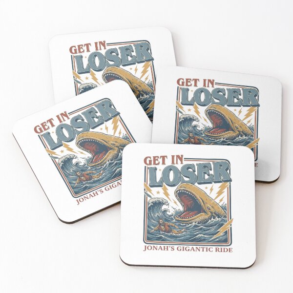 Item preview, Get In Loser Jonah's Gigantic Ride — Funny Vintage Whale Bible Illustration designed and sold by Colorful-Garden.